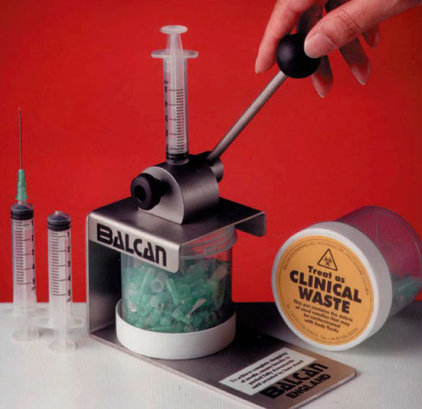 Balcan MINI DESTRUCTOR for Hypodermic Needles and Syringes